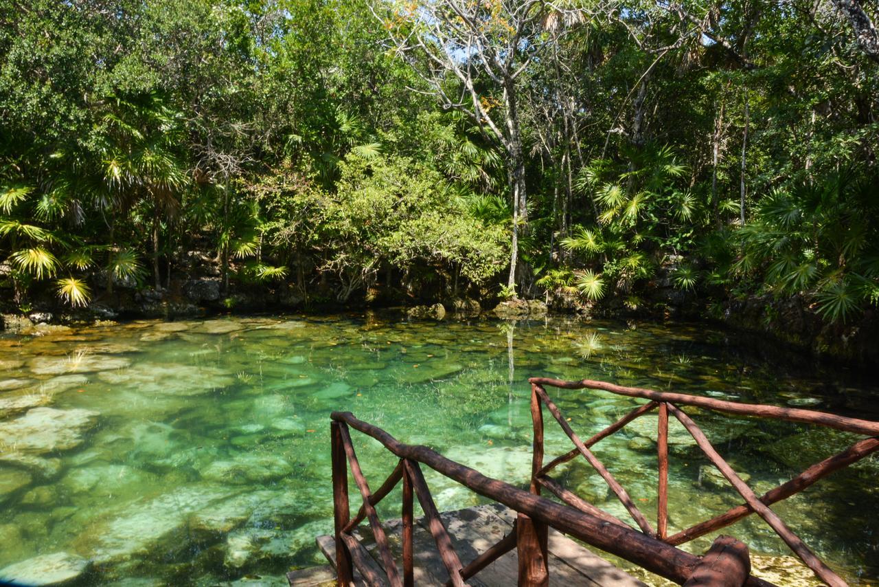 Caleta Tankah Hotel Tulum Pueblo Buitenkant foto