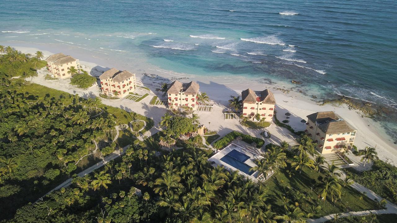 Caleta Tankah Hotel Tulum Pueblo Buitenkant foto